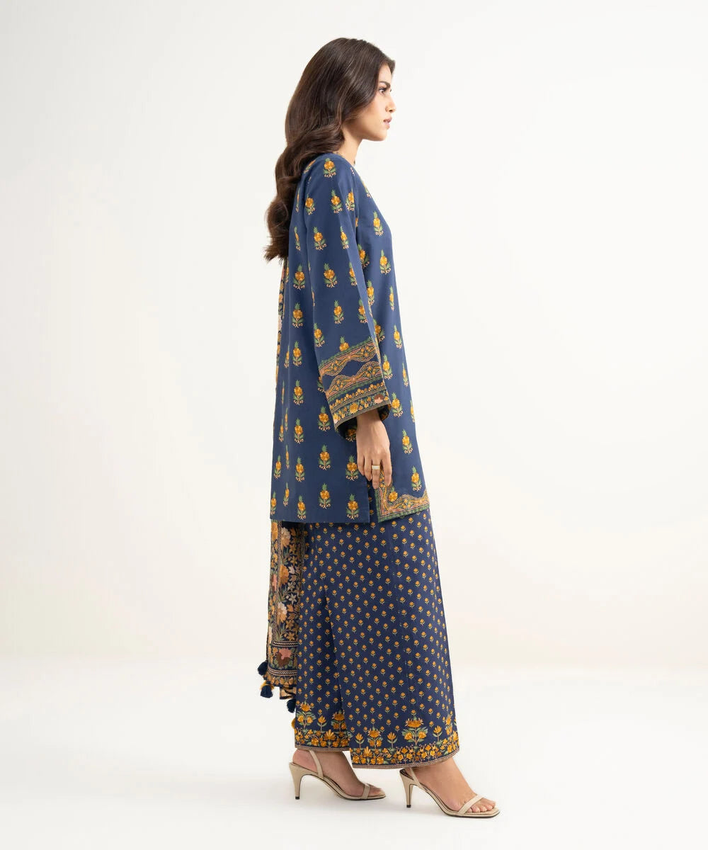 3 Piece - Printed Lawn Suit