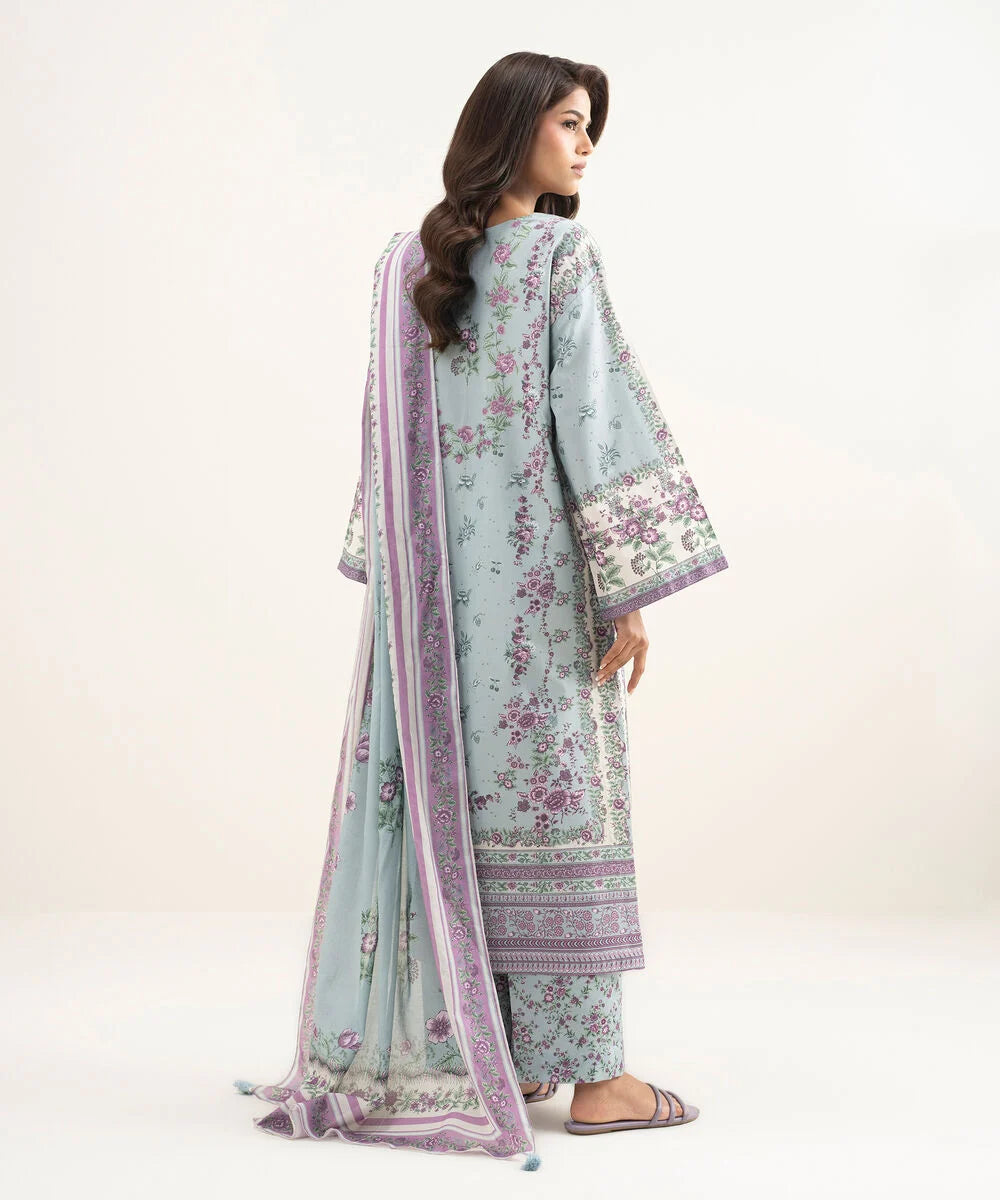 3 Piece - Printed Lawn Suit