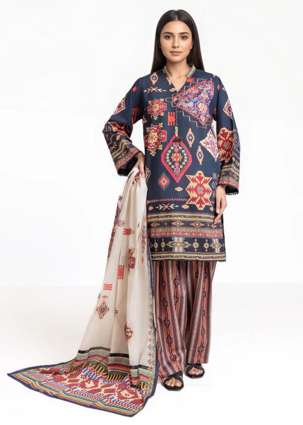3 Piece - Digital Printed Suit
