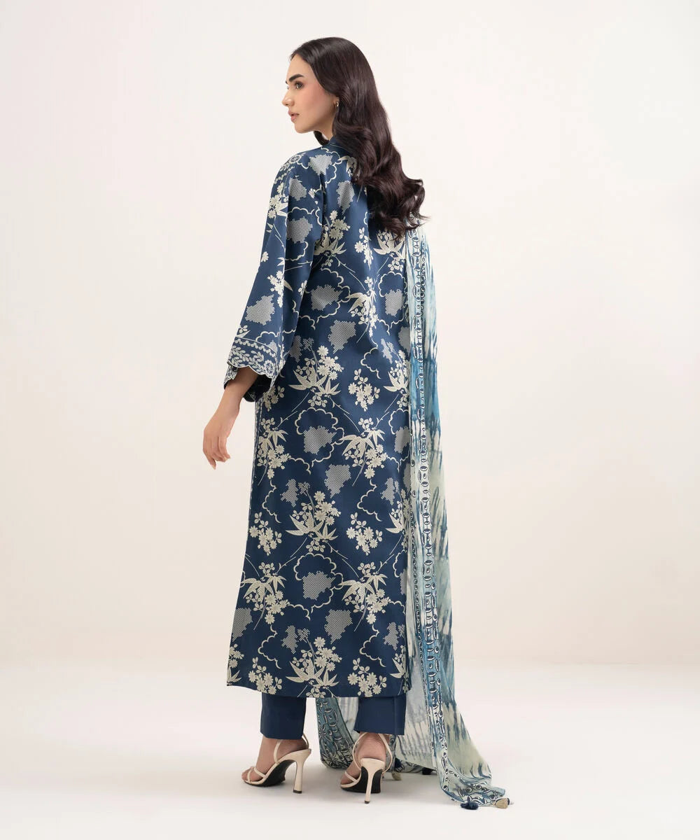 3 Piece - Printed Lawn Suit