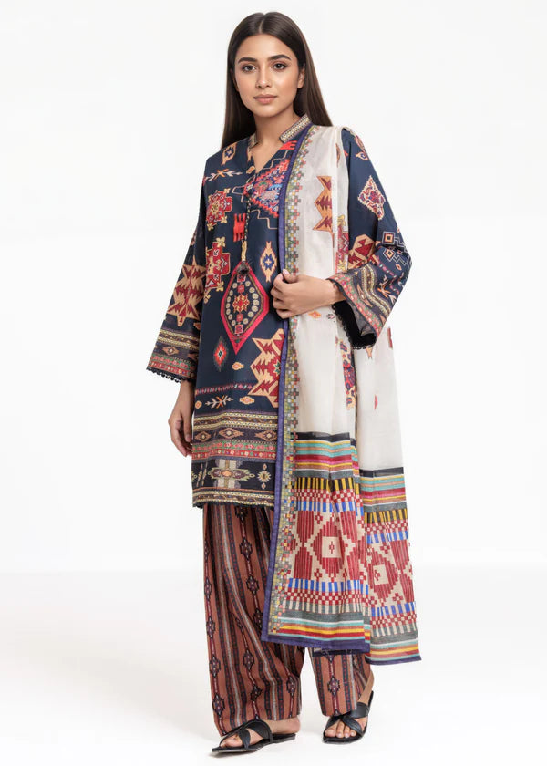 3 Piece - Digital Printed Suit