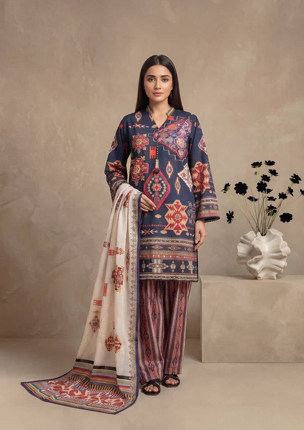 3 Piece - Digital Printed Suit