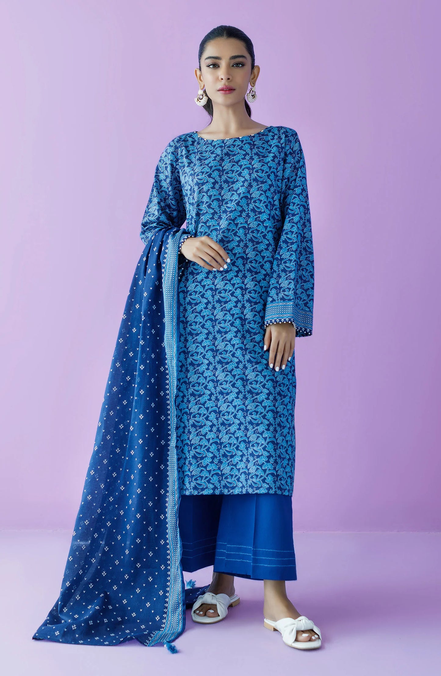 Unstitched | 3 Piece | Printed Lawn