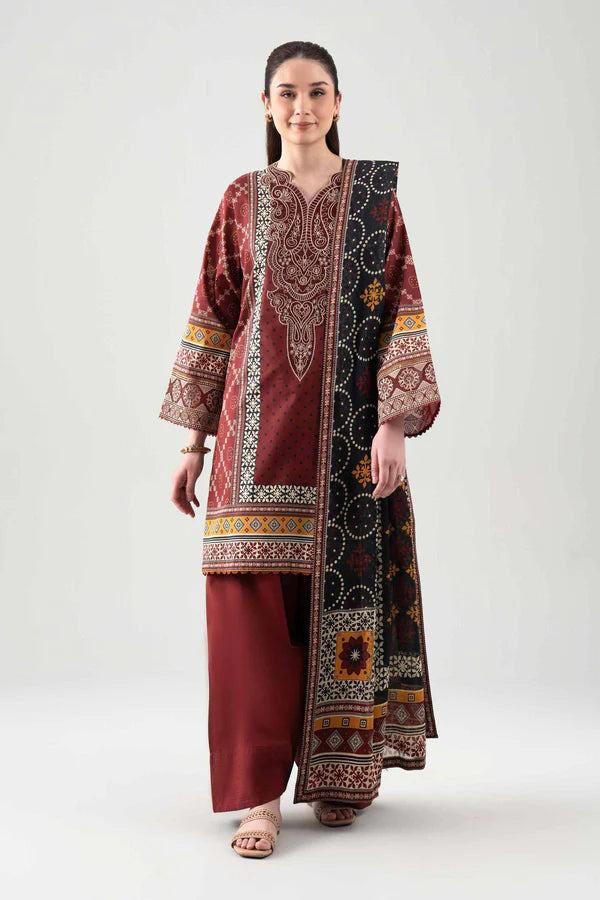 3 Piece - Digital Printed Suit