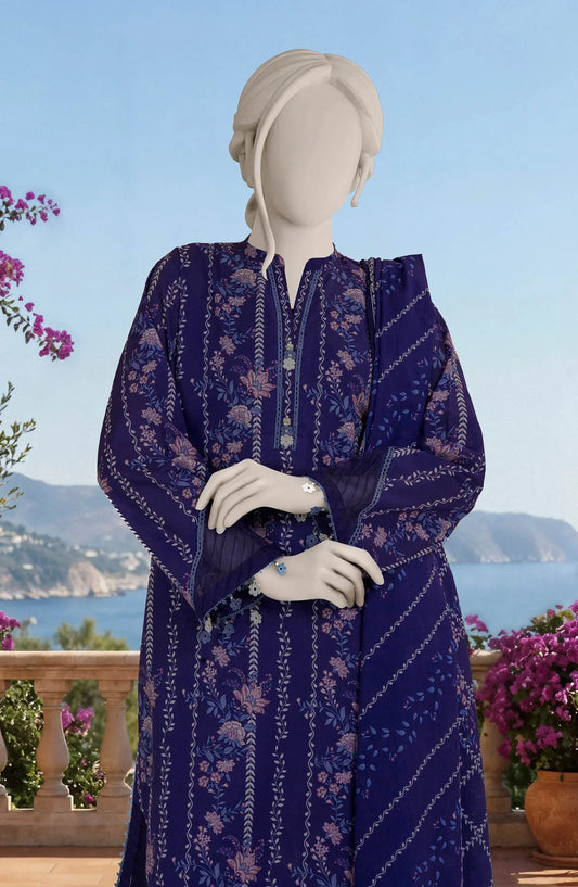 PRINTED LAWN 3PCS UNSTITCHED
