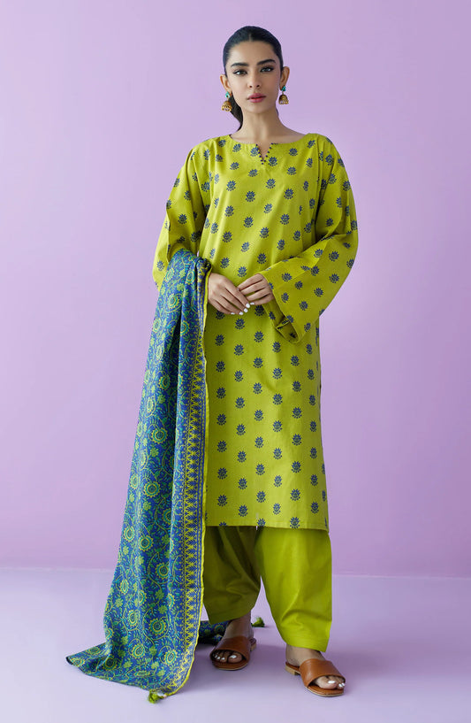 Unstitched | 3 Piece | Printed Lawn