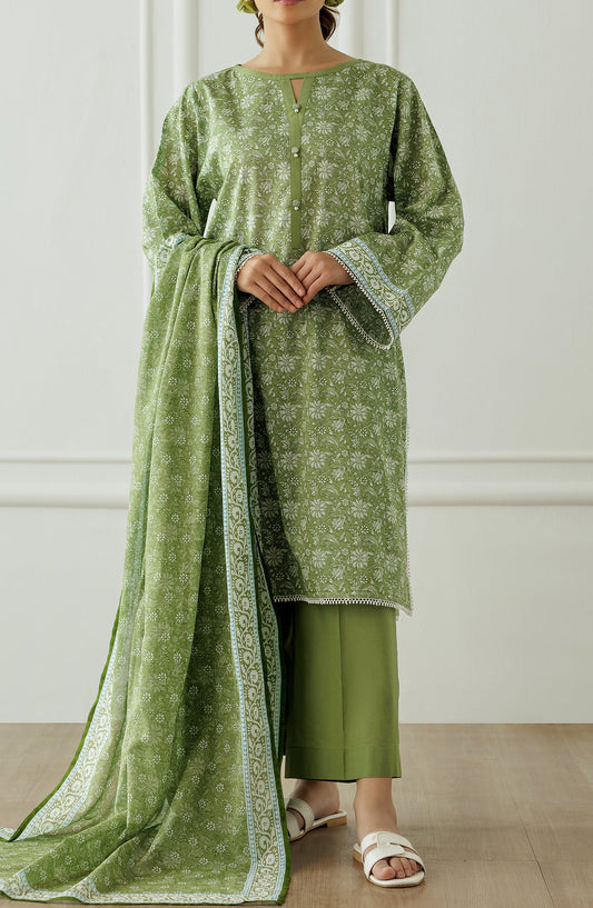 Unstitched | 3 Piece | Printed Lawn