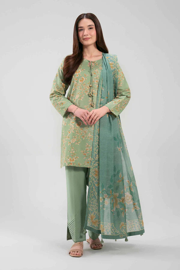 3 Piece - Digital Printed Suit