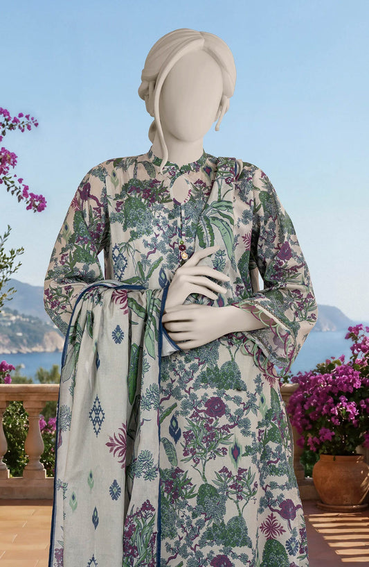 PRINTED LAWN 3PCS UNSTITCHED