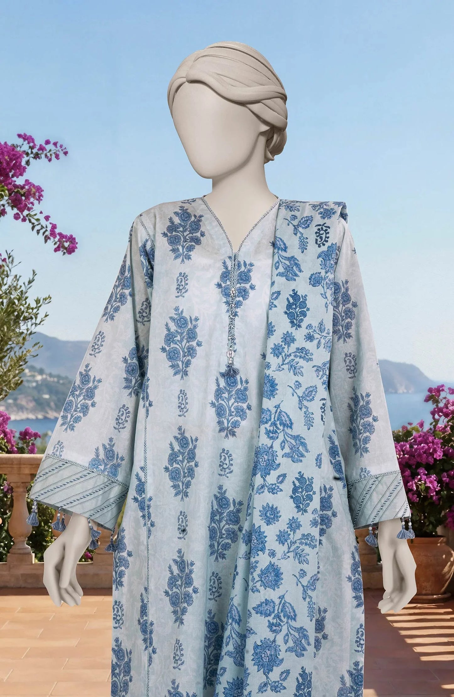 PRINTED LAWN 3PCS UNSTITCHED