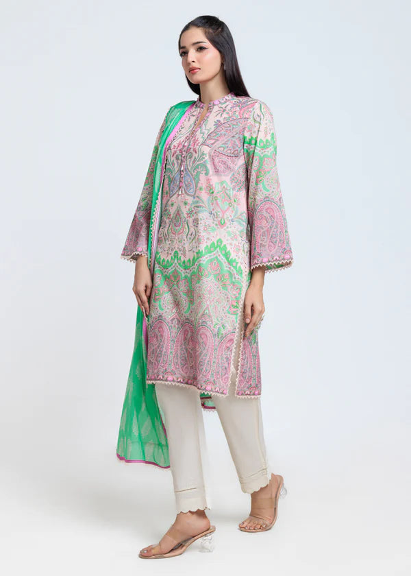 3 Piece - Digital Printed Suit