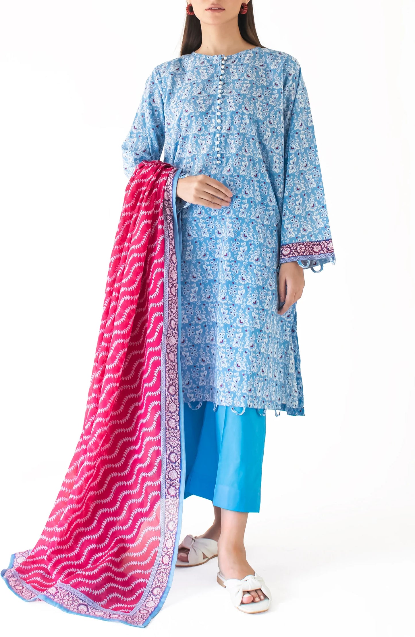 UNSTITCHED | 3 Piece | Printed Lawn