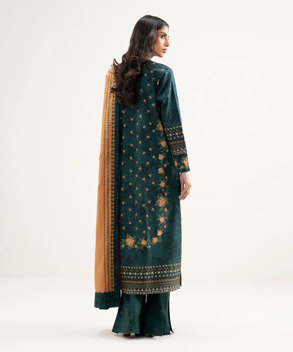 3 Piece -Printed Lawn Suit