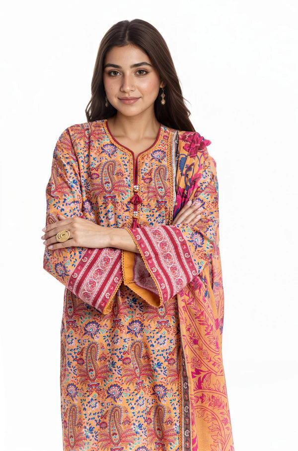 3 Piece - Digital Printed Suit